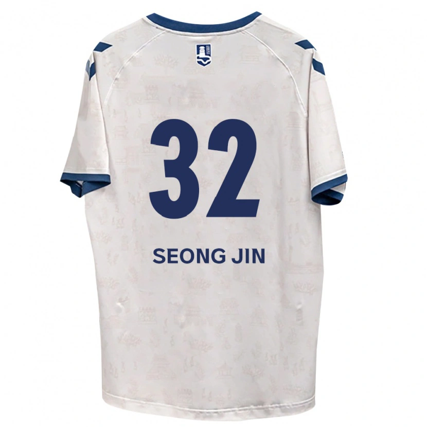 Danxen Donna Maglia Seong-Jin Park #32 Blu Reale Bianco Kit Gara Away 2026/27 Maglietta
