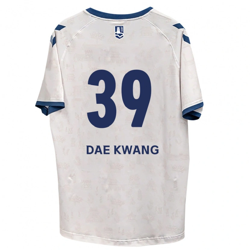 Danxen Donna Maglia Dae-Kwang Lee #39 Blu Reale Bianco Kit Gara Away 2026/27 Maglietta