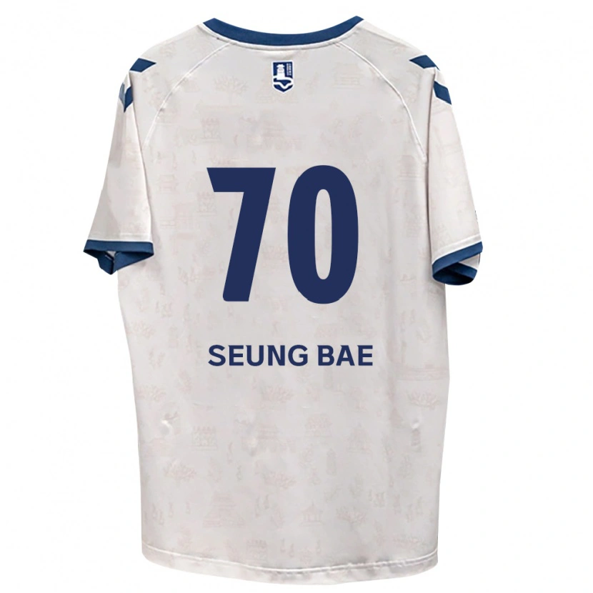 Danxen Donna Maglia Seung-Bae Jung #70 Blu Reale Bianco Kit Gara Away 2026/27 Maglietta