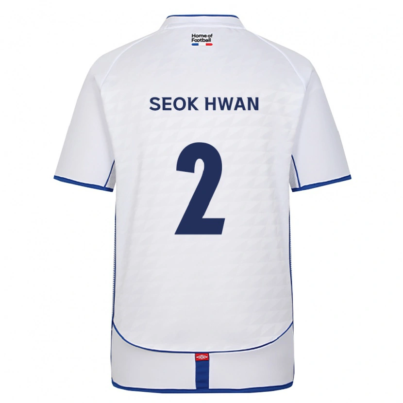 Danxen Donna Maglia Seok-Hwan Jang #2 Nero Bianco Rosso Kit Gara Away 2026/27 Maglietta