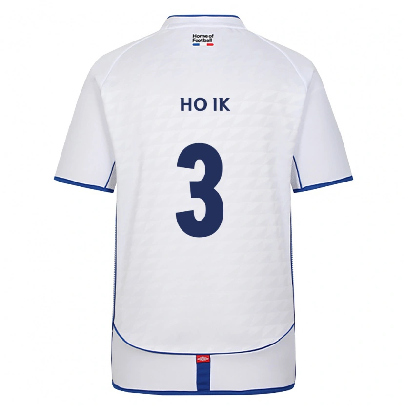Danxen Donna Maglia Ho-Ik Jang #3 Nero Bianco Rosso Kit Gara Away 2026/27 Maglietta