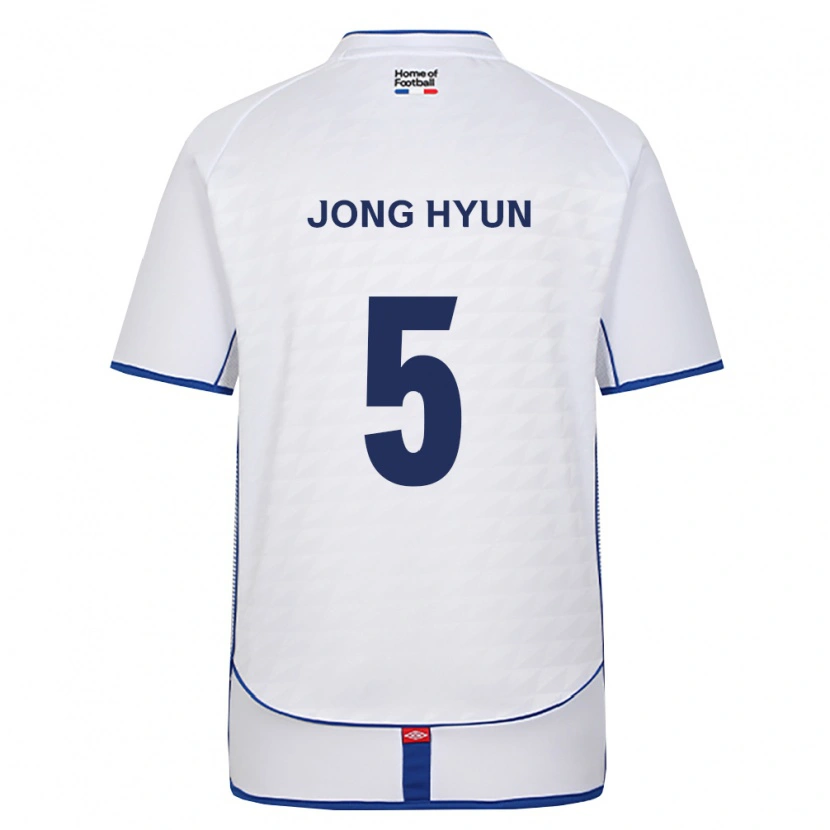 Danxen Donna Maglia Jong-Hyun Ko #5 Nero Bianco Rosso Kit Gara Away 2026/27 Maglietta