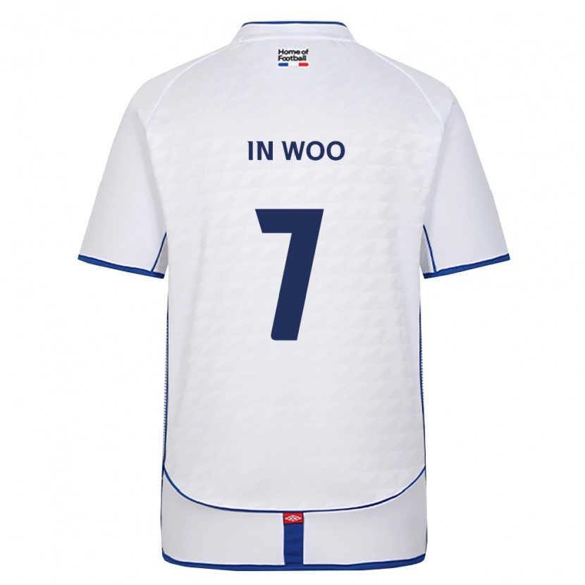 Danxen Donna Maglia In-Woo Lee #7 Nero Bianco Rosso Kit Gara Away 2026/27 Maglietta