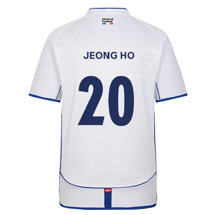 Danxen Donna Maglia Jeong-Ho Hong #20 Nero Bianco Rosso Kit Gara Away 2026/27 Maglietta