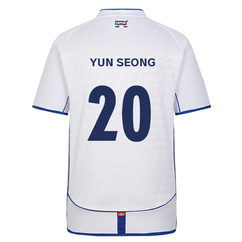 Danxen Donna Maglia Yun-Seong Jo #20 Nero Bianco Rosso Kit Gara Away 2026/27 Maglietta