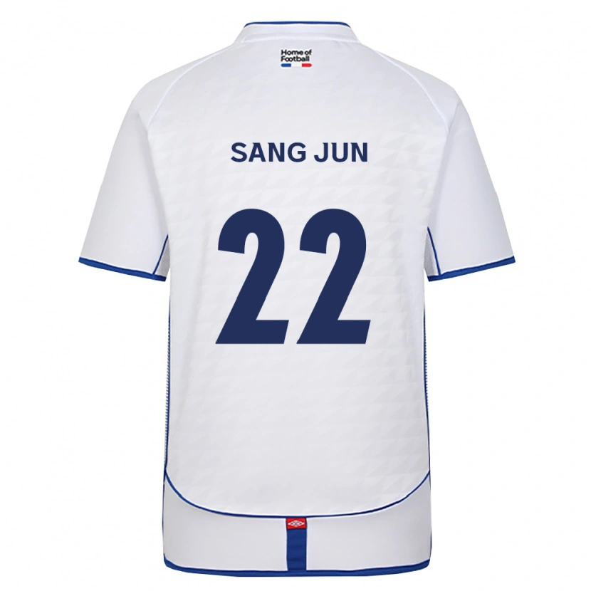 Danxen Donna Maglia Sang-Jun Kim #22 Nero Bianco Rosso Kit Gara Away 2026/27 Maglietta