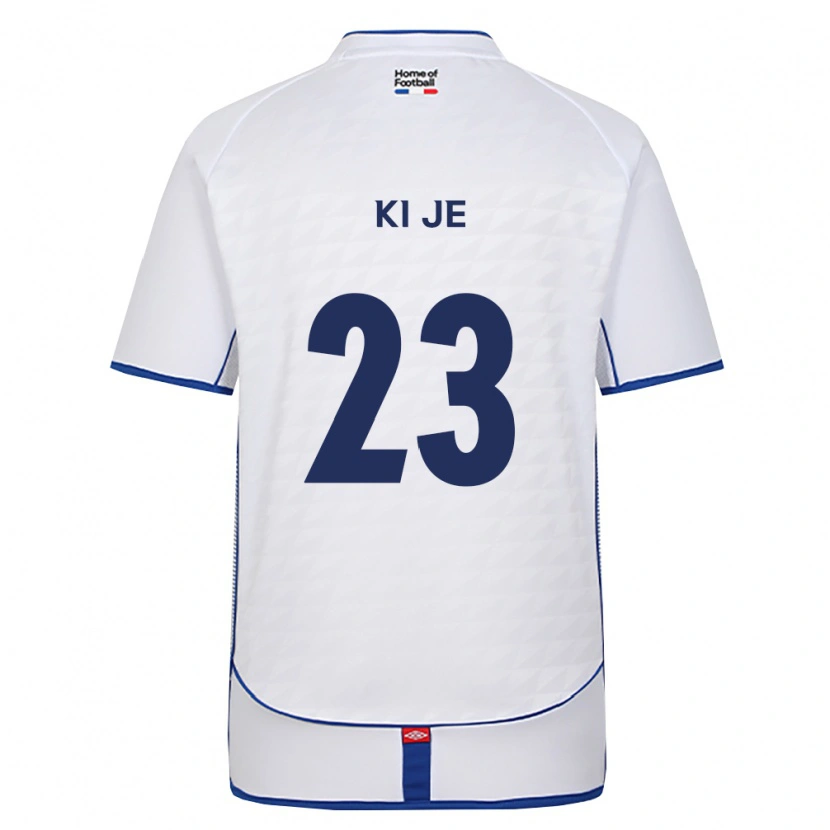 Danxen Donna Maglia Ki-Je Lee #23 Nero Bianco Rosso Kit Gara Away 2026/27 Maglietta