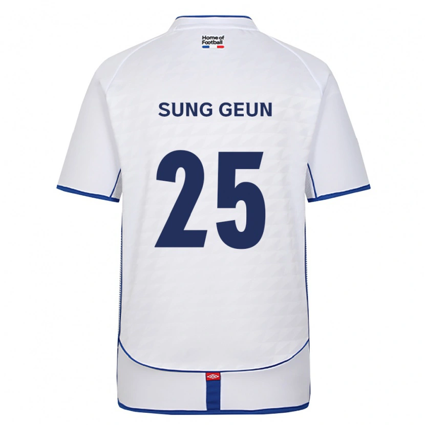 Danxen Donna Maglia Sung-Geun Choi #25 Nero Bianco Rosso Kit Gara Away 2026/27 Maglietta
