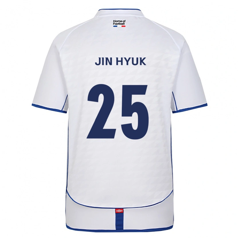 Danxen Donna Maglia Jin-Hyuk Lee #25 Nero Bianco Rosso Kit Gara Away 2026/27 Maglietta