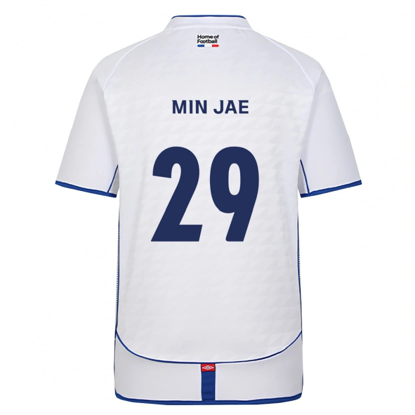Danxen Donna Maglia Min-Jae Kim #29 Nero Bianco Rosso Kit Gara Away 2026/27 Maglietta