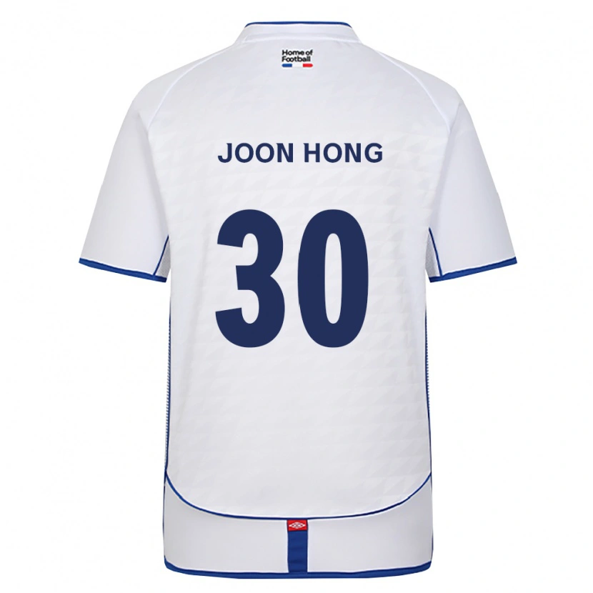 Danxen Donna Maglia Joon-Hong Kim #30 Nero Bianco Rosso Kit Gara Away 2026/27 Maglietta