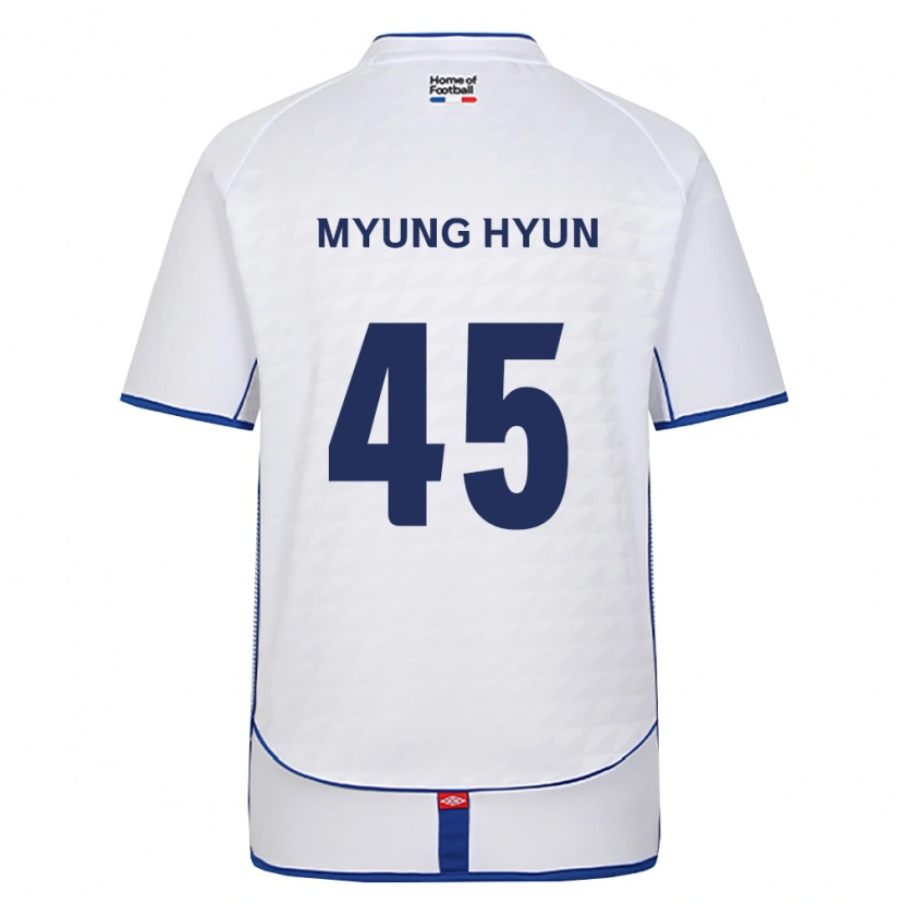 Danxen Donna Maglia Myung-Hyun Hwang #45 Nero Bianco Rosso Kit Gara Away 2026/27 Maglietta