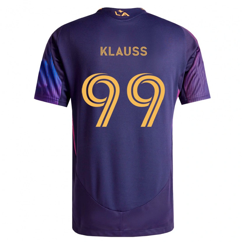 Danxen Donna Maglia João Klauss #99 Viola Scuro Giallo Kit Gara Away 2026/27 Maglietta