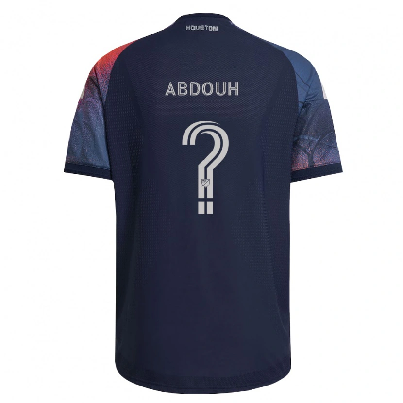 Danxen Donna Maglia Adam Abdouh #0 Blu Scuro Bianco Arancio Kit Gara Away 2026/27 Maglietta