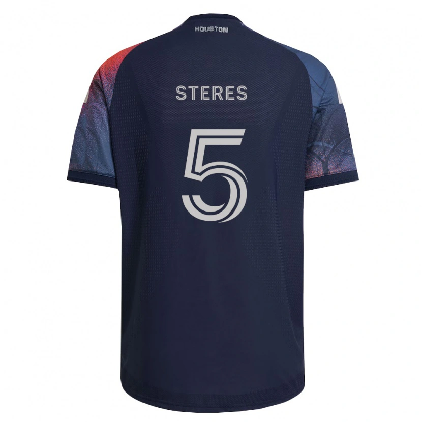 Danxen Donna Maglia Daniel Steres #5 Blu Scuro Bianco Arancio Kit Gara Away 2026/27 Maglietta