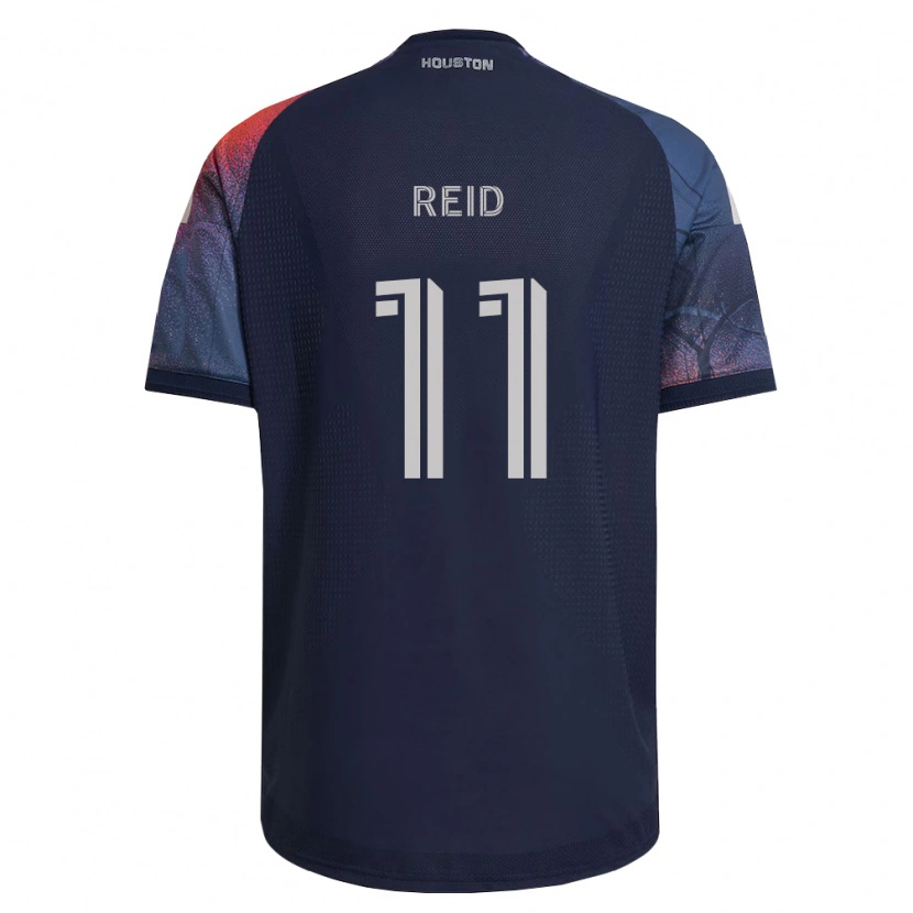 Danxen Donna Maglia Isaiah Reid #11 Blu Scuro Bianco Arancio Kit Gara Away 2026/27 Maglietta