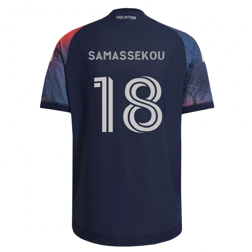 Danxen Donna Maglia Diadié Samassékou #18 Blu Scuro Bianco Arancio Kit Gara Away 2026/27 Maglietta