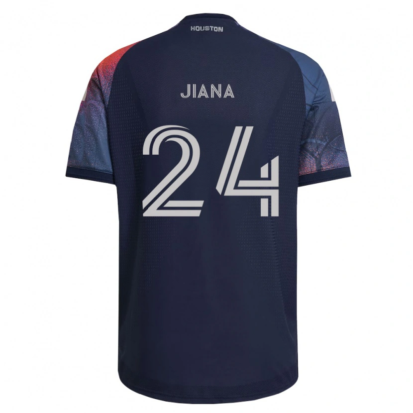 Danxen Donna Maglia Mamadi Jiana #24 Blu Scuro Bianco Arancio Kit Gara Away 2026/27 Maglietta