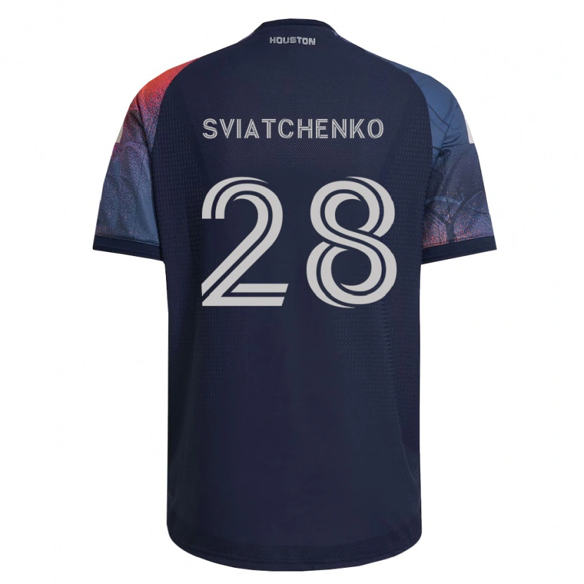 Danxen Donna Maglia Erik Sviatchenko #28 Blu Scuro Bianco Arancio Kit Gara Away 2026/27 Maglietta