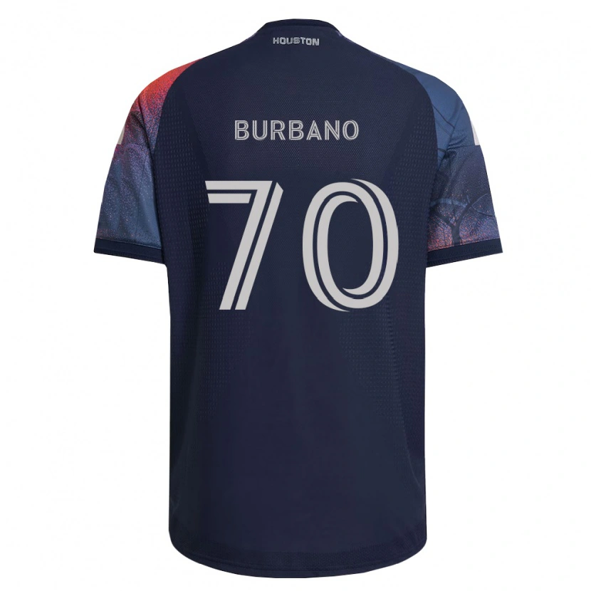 Danxen Donna Maglia Jordy Burbano #70 Blu Scuro Bianco Arancio Kit Gara Away 2026/27 Maglietta