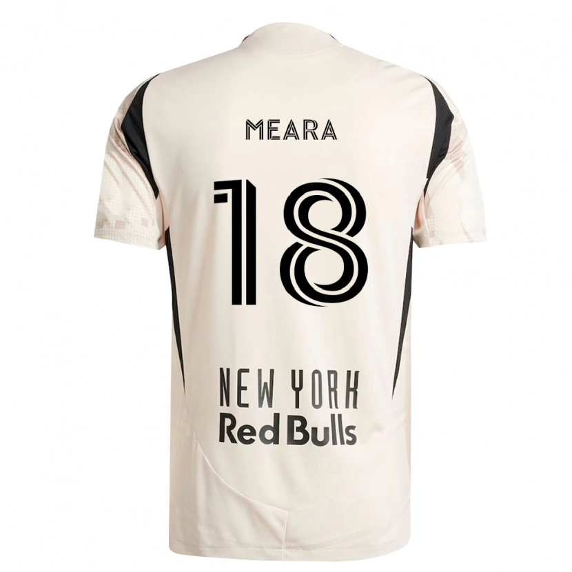 Danxen Donna Maglia Ryan Meara #18 Bianco Sporco Rosso Nero Kit Gara Away 2026/27 Maglietta