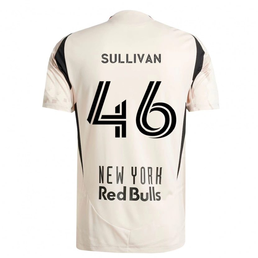 Danxen Donna Maglia Dylan Sullivan #46 Bianco Sporco Rosso Nero Kit Gara Away 2026/27 Maglietta