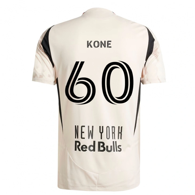 Danxen Donna Maglia Sekou Kone #60 Bianco Sporco Rosso Nero Kit Gara Away 2026/27 Maglietta