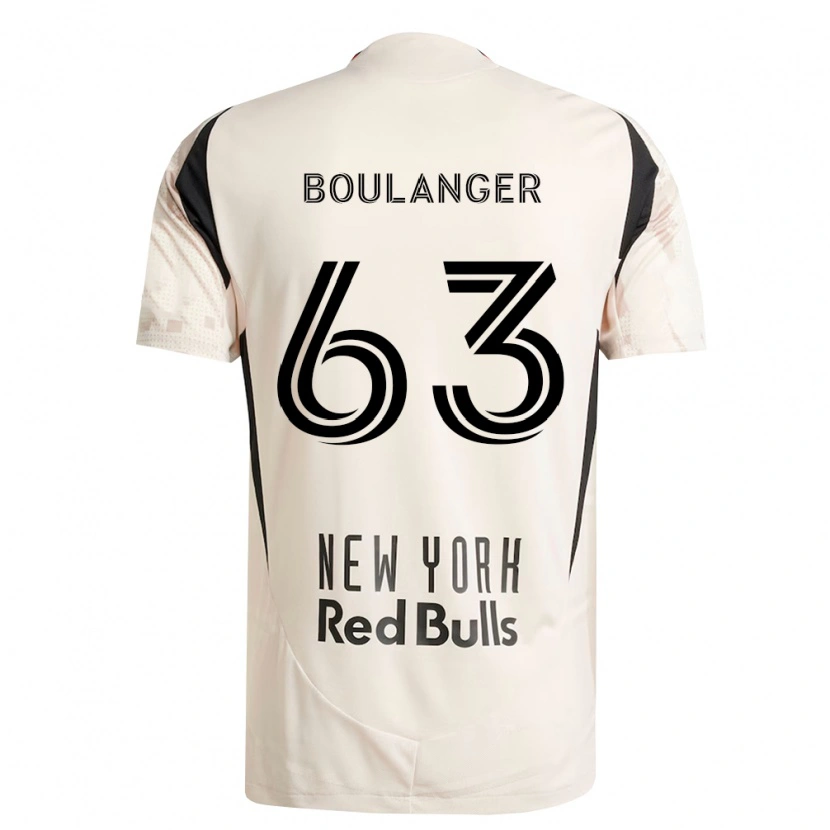 Danxen Donna Maglia Brady Boulanger #63 Bianco Sporco Rosso Nero Kit Gara Away 2026/27 Maglietta
