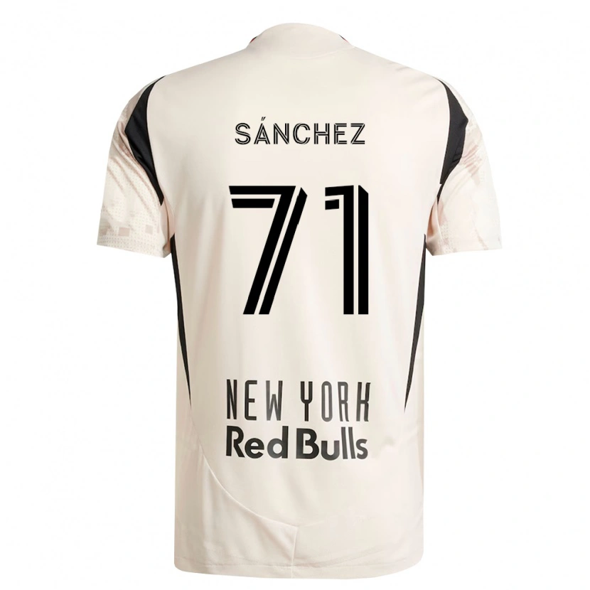 Danxen Donna Maglia Aimar Sánchez #71 Bianco Sporco Rosso Nero Kit Gara Away 2026/27 Maglietta