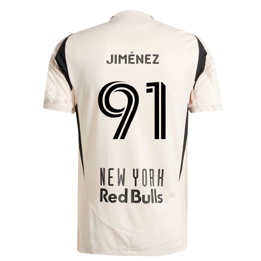 Danxen Donna Maglia Mijahir Jiménez #91 Bianco Sporco Rosso Nero Kit Gara Away 2026/27 Maglietta
