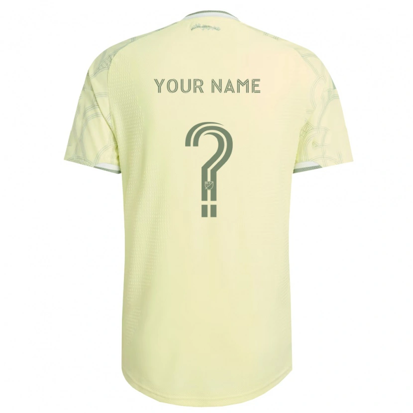 Danxen Donna Maglia Il Tuo Nome #0 Bianco Beige Kit Gara Away 2026/27 Maglietta