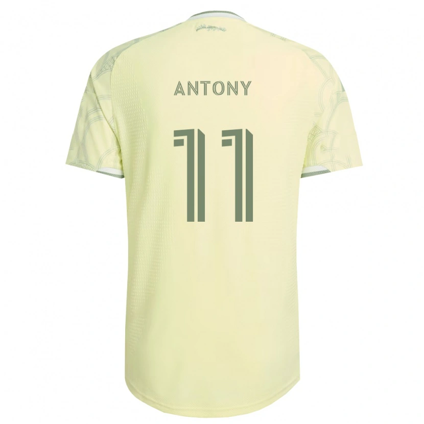 Danxen Donna Maglia Antony Alves Santos #11 Bianco Beige Kit Gara Away 2026/27 Maglietta