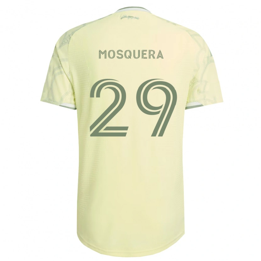 Danxen Donna Maglia Juan Mosquera #29 Bianco Beige Kit Gara Away 2026/27 Maglietta
