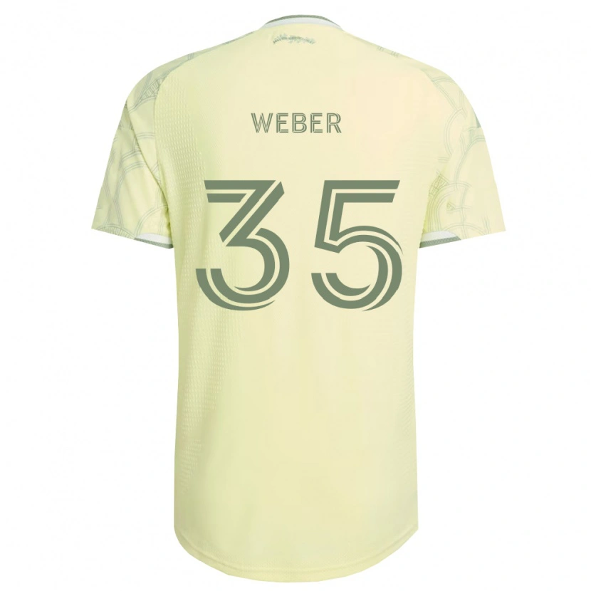Danxen Donna Maglia Tristan Weber #35 Bianco Beige Kit Gara Away 2026/27 Maglietta
