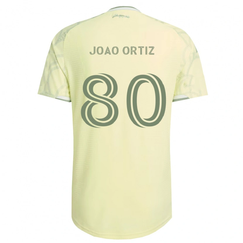 Danxen Donna Maglia Joao Ortiz #80 Bianco Beige Kit Gara Away 2026/27 Maglietta