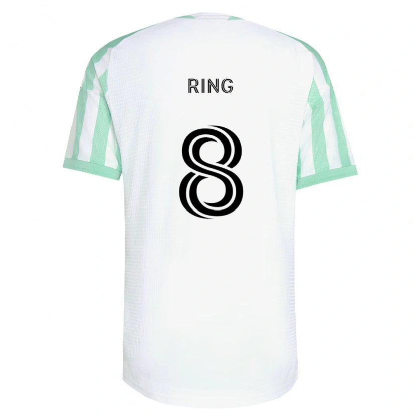 Danxen Donna Maglia Alexander Ring #8 Verde Chiaro Nero Bianco Kit Gara Away 2026/27 Maglietta