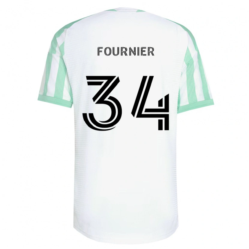 Danxen Donna Maglia Drake Fournier #34 Verde Chiaro Nero Bianco Kit Gara Away 2026/27 Maglietta