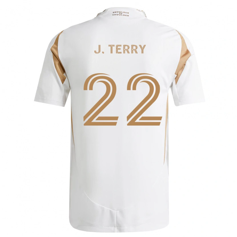 Danxen Donna Maglia Jude Terry #22 Bianco Marrone Kit Gara Away 2026/27 Maglietta