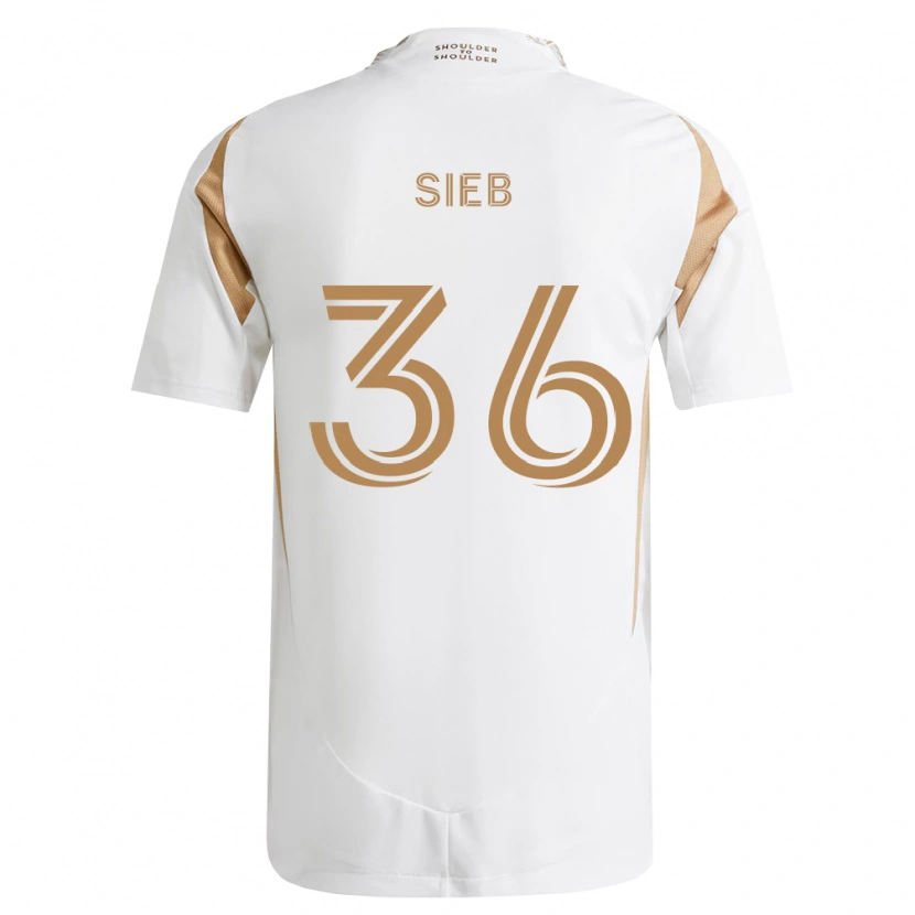 Danxen Donna Maglia Armindo Sieb #36 Bianco Marrone Kit Gara Away 2026/27 Maglietta