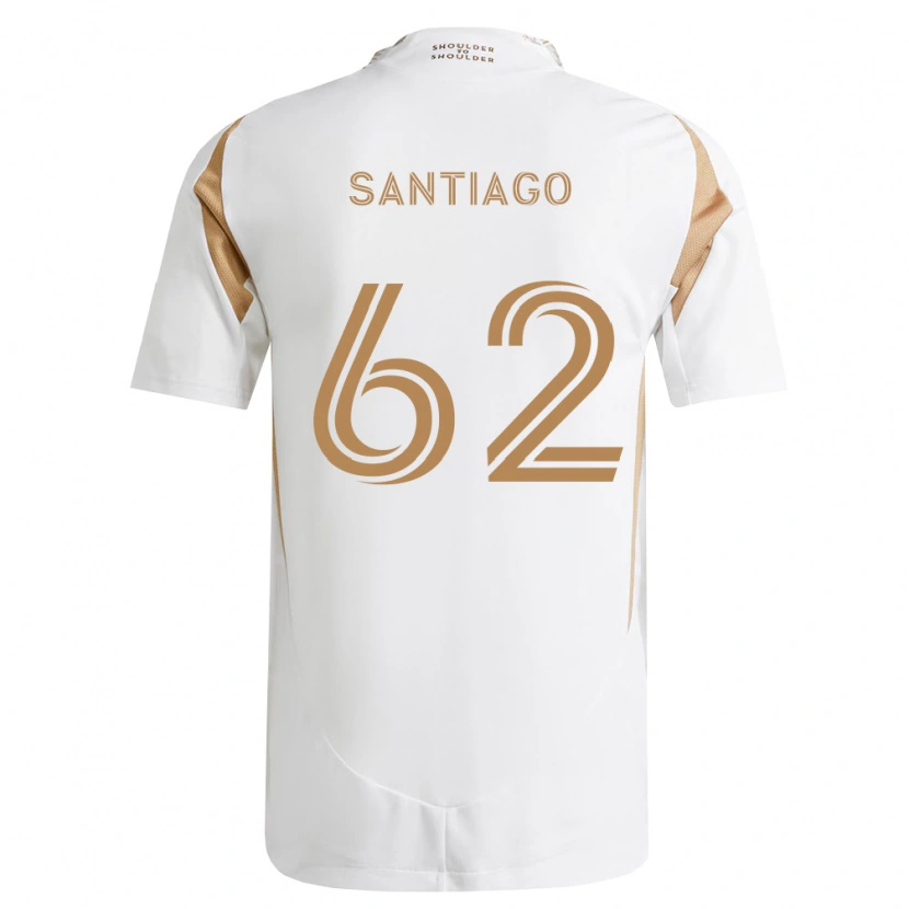 Danxen Donna Maglia Joshua Santiago #62 Bianco Marrone Kit Gara Away 2026/27 Maglietta