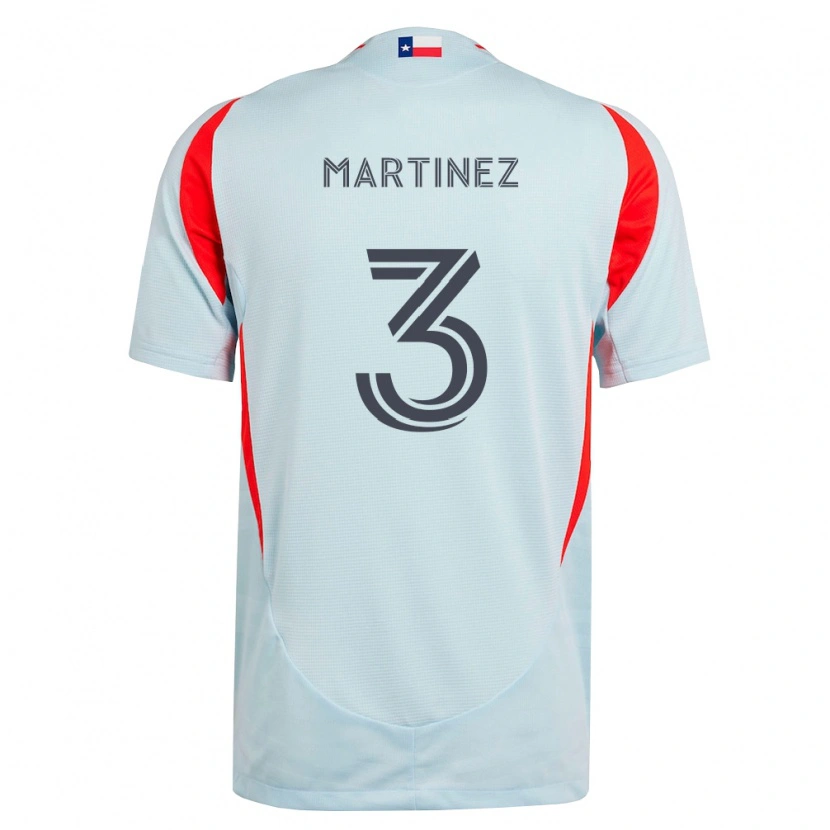 Danxen Donna Maglia José Antonio Martínez #3 Grigio Scuro Bianco Rosso Kit Gara Away 2026/27 Maglietta