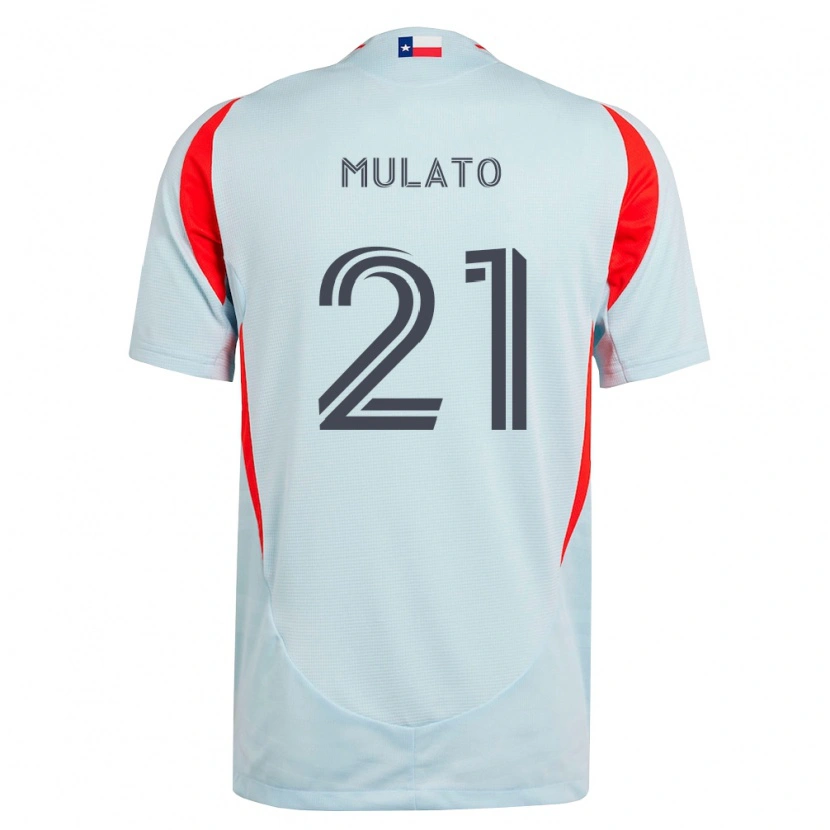 Danxen Donna Maglia José Mulato #21 Grigio Scuro Bianco Rosso Kit Gara Away 2026/27 Maglietta