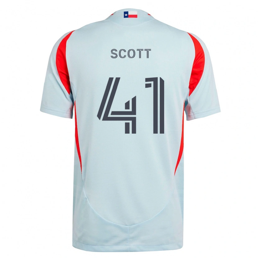 Danxen Donna Maglia Tarik Scott #41 Grigio Scuro Bianco Rosso Kit Gara Away 2026/27 Maglietta