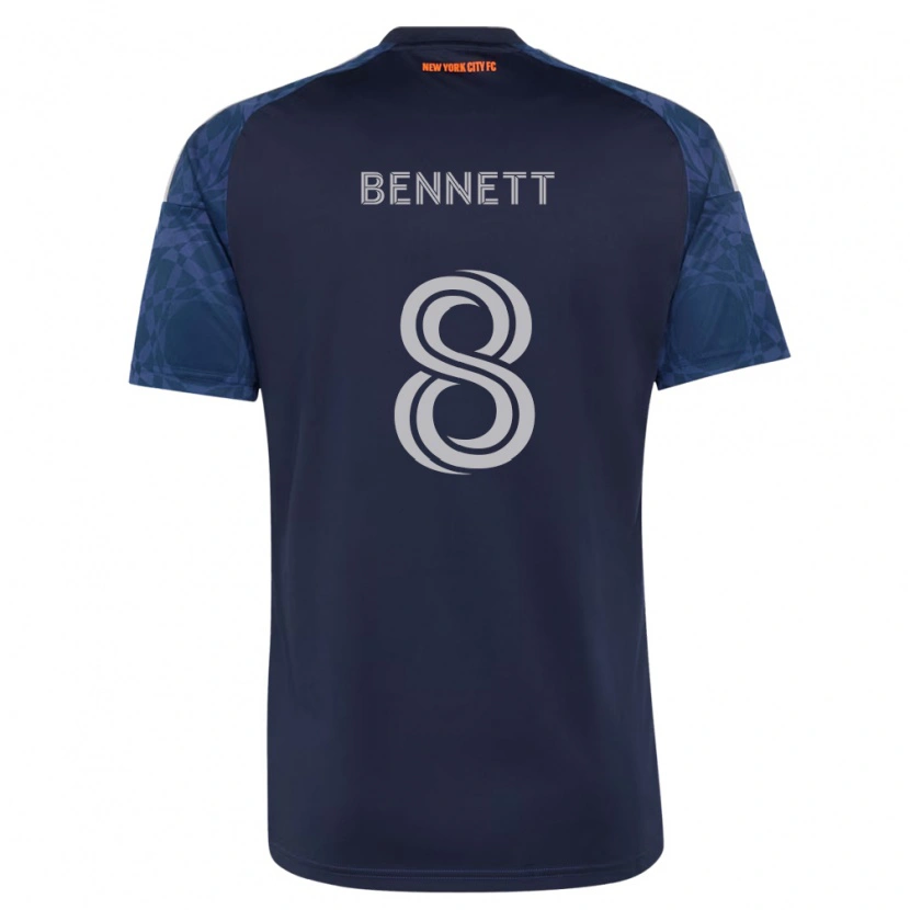 Danxen Donna Maglia Jaheem Bennett #8 Blu Scuro Bianco Kit Gara Away 2026/27 Maglietta