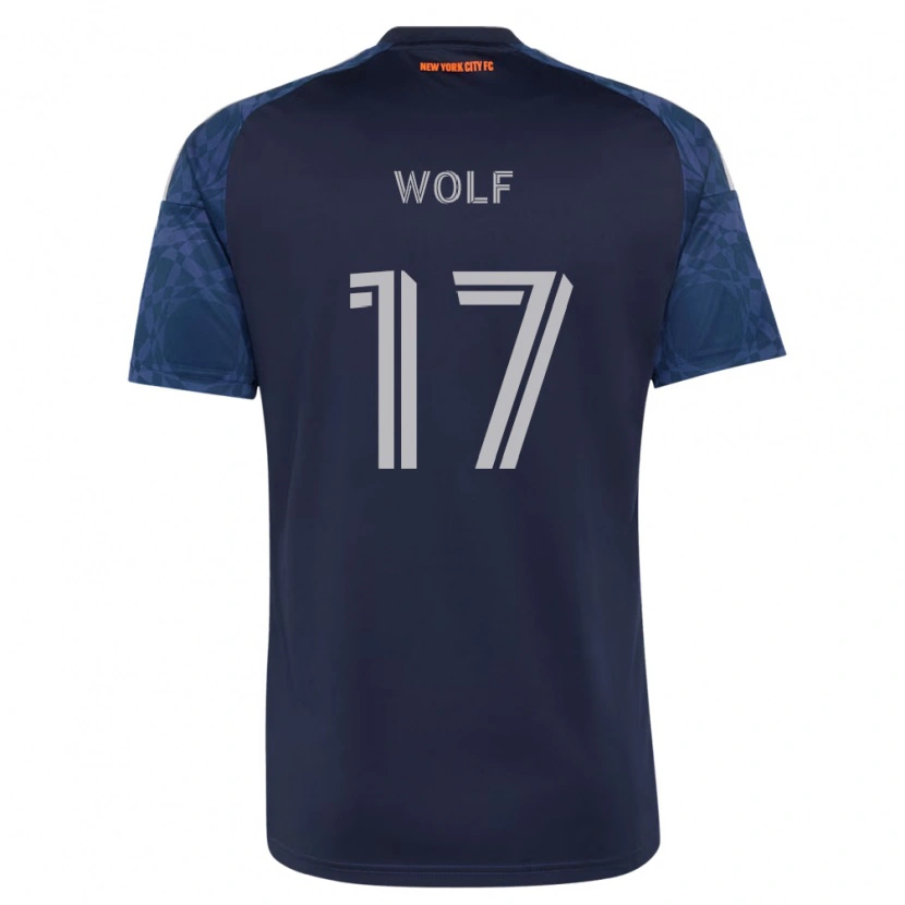Danxen Donna Maglia Hannes Wolf #17 Blu Scuro Bianco Kit Gara Away 2026/27 Maglietta