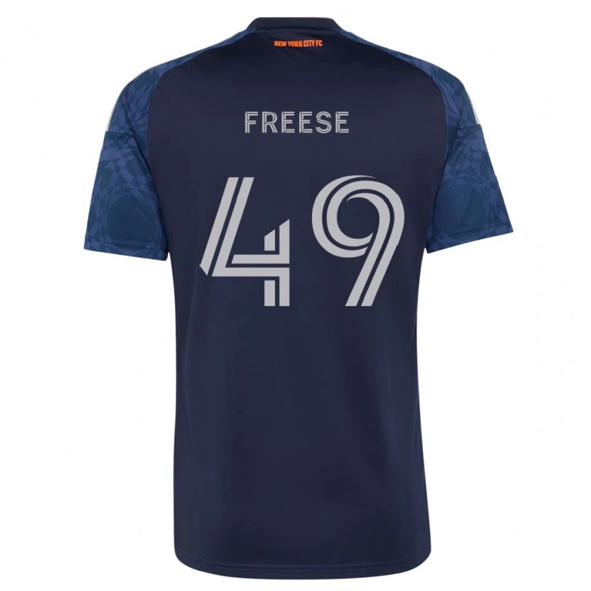 Danxen Donna Maglia Matt Freese #49 Blu Scuro Bianco Kit Gara Away 2026/27 Maglietta