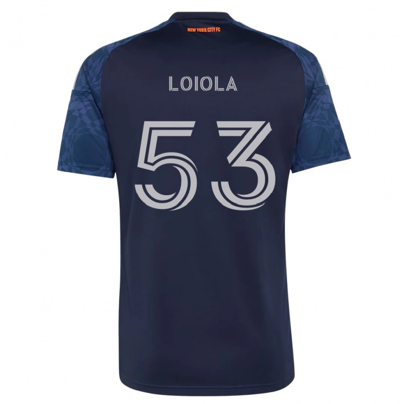 Danxen Donna Maglia João Loiola #53 Blu Scuro Bianco Kit Gara Away 2026/27 Maglietta