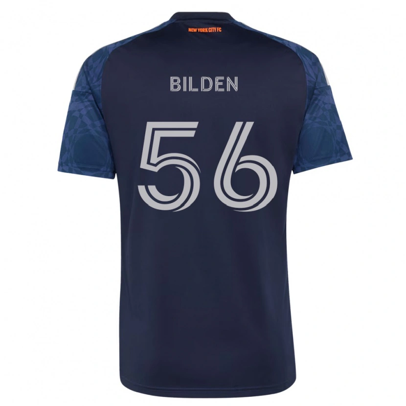 Danxen Donna Maglia James Bilden #56 Blu Scuro Bianco Kit Gara Away 2026/27 Maglietta