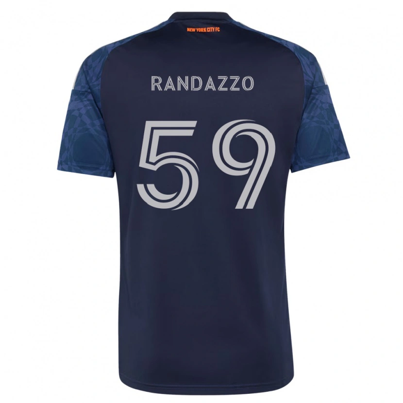 Danxen Donna Maglia Dylan Randazzo #59 Blu Scuro Bianco Kit Gara Away 2026/27 Maglietta
