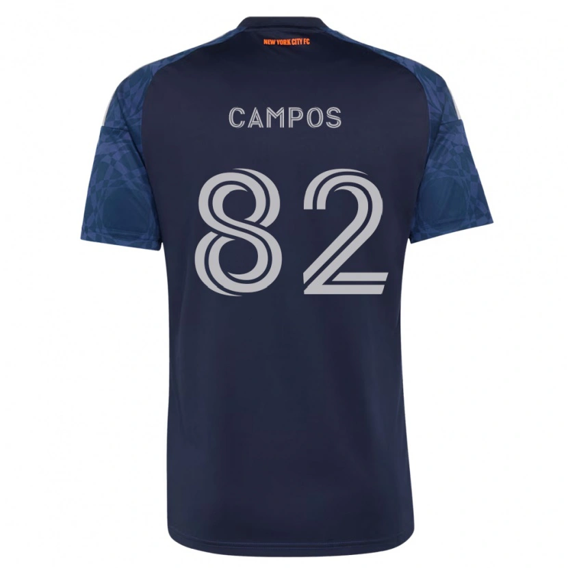 Danxen Donna Maglia Adonis Campos #82 Blu Scuro Bianco Kit Gara Away 2026/27 Maglietta